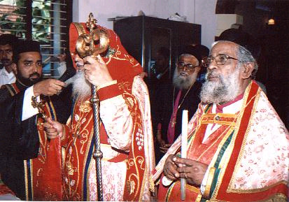 Patriarchal Bull being read on the consecration of Fr. A.P. Joseph as Chor Episcopus